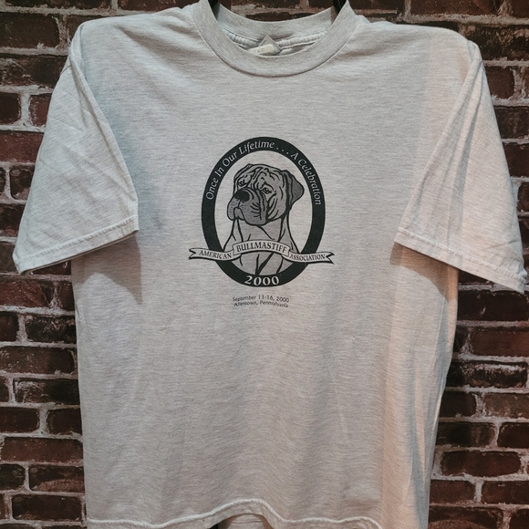 Y2K Bull Mastiff Tshirt - Picture 2 of 3